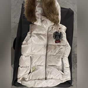 PINK white/cream vest